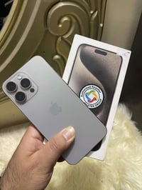 15 برو ماكس تيتانيوم شرق اوسط ماستر مكفول من كلشي ع فحص تاخذة من باب ا...