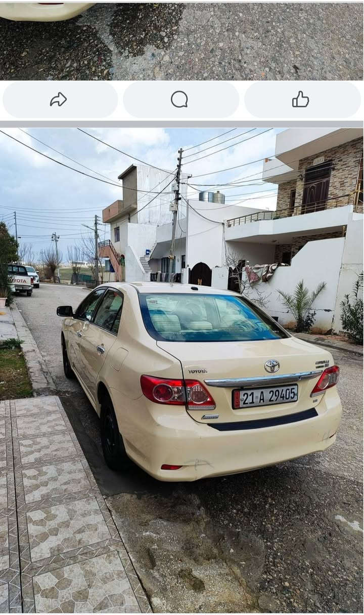 3 س

Toyota Corolla 2014

گیر عادی هیچ بویاخی نییه ده عمیی نییه هه موو گیانی به شه رت چه ند په له ساردیکی بچوکی هه یه له گه ل کارتیکی بچووک قه باغی سه ره وه ی مه کینه کراوه ته وه به لام ئیسته بی عه يبه له دوه م ده سه وه لای خومه ده سی تری نه کردووه 570000 حه قیقی روشتوه

*********** السليمانية, العراق
