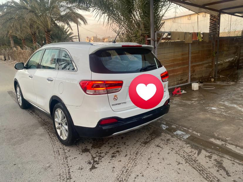 السلام عليكم
سورنتو 2016  ( خـليـجـي ) 
محرك سته  ضمان شركه لدوليه

لغود وشواصي وكير ومحرك مكفولات  
  رقم بغداد الجديد  باسمي  تحويل مباشر 
مكانه بغداد. الشعب

 مواصفات السيارة
1.بصمة فول 

.حساس امامي خلفي 
.ويل كب عدد 4
6.اشاير بالمري
7.كروز سرعة
8.تحكم ستيرن
9.مري شفط

11.بك لايت لد
12.نضام ترحيب
13.محرك 6 سلندر 3.500
14.Aux
15.Bluetooth
16.Usb
17.Gbs

20.اريل نفكيشن
21.كشنات جلد 
22.مقاعد عدد 7
23.ثلاث قطع تبريد
24.Abs
25.يدات كروم
26.درايف مود اربع وضعيات للقيادة
27.بصمة ابواب
28.كشن السائق والراكب كهرباء
29.السبير المقدس مانازل 
30.كامرة دوارة
31.لد نهاري
32.Androied outo
33.apple car play
34.مانع انزلاق
35.اوتو هولد
36.شاشة اصليه جي بي اس
37.تبريد بيانو لمس
38.انارة محيطية

40. تبريد منفصلة
للاتصال  ***********
