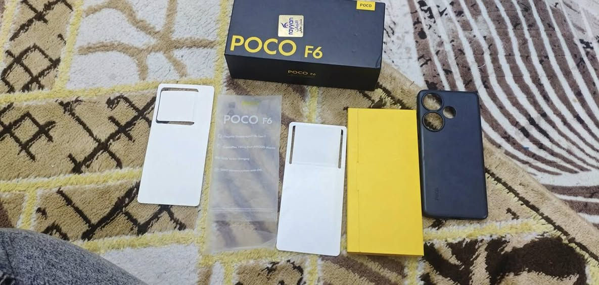 بوكو F6مكفول كفالة عامه
ببجي 120 فريم شاحنه90W
ذاكرة512/عشوائية16
مكفول من الزلغ مامبدل بي اي شي مال جناي،ومواصفاته معروفه وغني عن التعريف 
السعر خاص رقمي ***********
مكاني ناحية السلام
