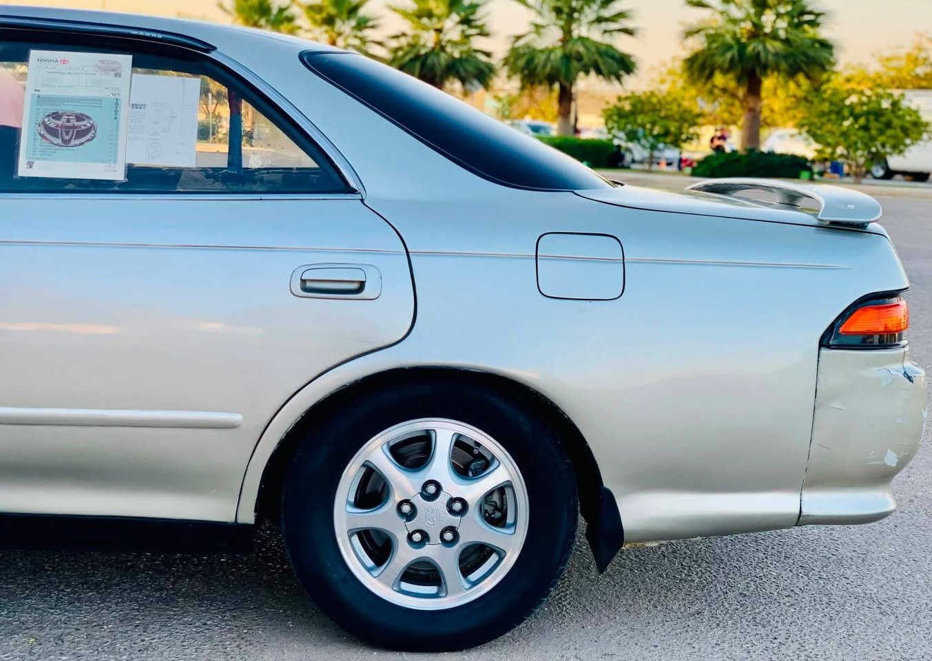 السلام عليكم ورحمة الله
للبيع مارك 2 نفخ موديل 1993 رقم بغداد تحويل مباشر 
گير ومكينه 2500 شرط النظافه 
السياره كفاله كص ونقل وعيب وضربه واصوليات 
جاهزه من تخم تاير حداديه دواخل كهربائيات تبريد ثلج جام شغال تغليف ارضيه جلد جاهزه مجهزه مال جناي 
مكان السياره كربلاء 
السعر 59 وبيها مجال للشراي 
للاتصال .. ***********
