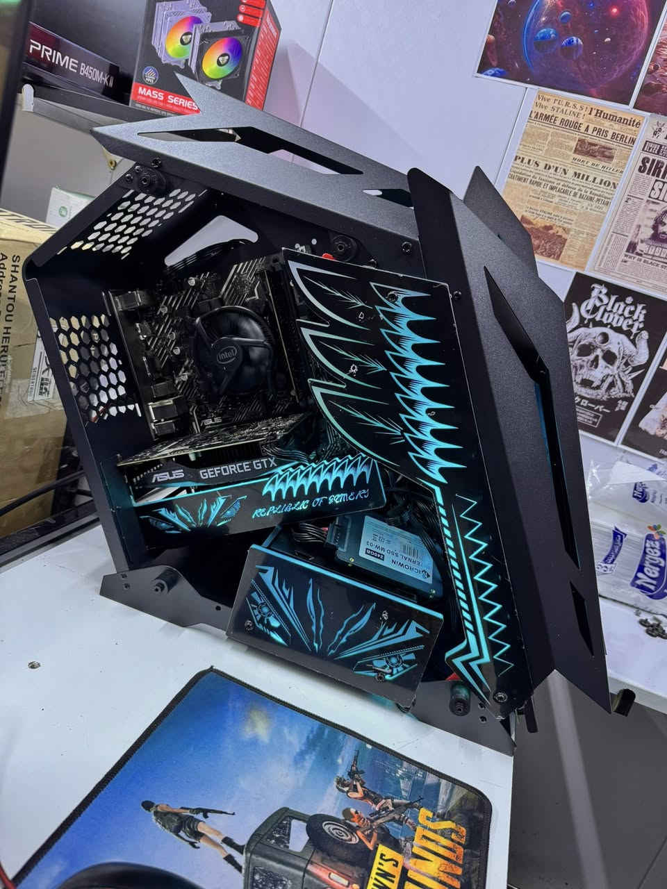 تحية طيبة شبابنا وحبايبنا 
تجميعة مرتبة يشغلك العاب على فريمات حلوة 
مع ضمان شهر من تاريخ الشراء
كيس يحتوي على شاشة 
I5 10400F
RAM 16 3200 
ASUS H510 PRIME 
GTX1660 6GB ASUS
SSD256-HDD 500GB 
P.S550W+80PLUS 
CASE RGB 
السعر ٥٥٠ الف سعر نهائي 
متوفر توصيل لكافة المحافظات 
عنوان المكتب كوت المشروع شارع الحاسبات مكتب MEGA-TECHNLOGY
***********
