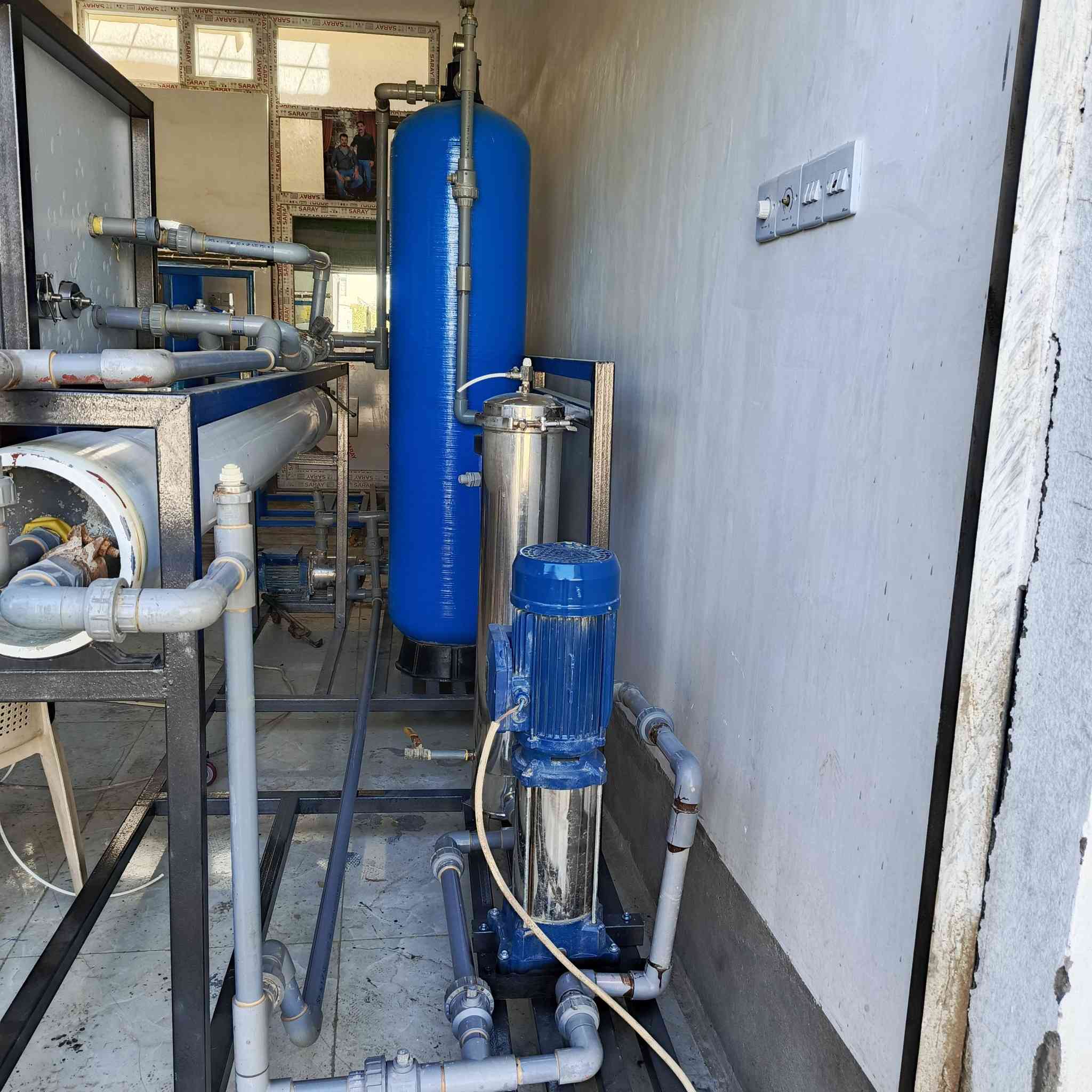 مركز الشهد لمعالجة المياه 
تتوفر منضومه مياه Ro سعة 2000 لتر في الساعه مضخات ايطالي حصرا ممبرينات درجه اولى جدد غير مستخدمات طك الكارتون خزانات عدد 2 سعة 5000 لتر تدريجه مع الكاربون جدد نقل وتنصيب وضمان 6 أشهر للاستفسار الاتصال على الارقام 
*********** ابو مهدي الناشي وات 
*********** ابو مهدي الناشي وات
