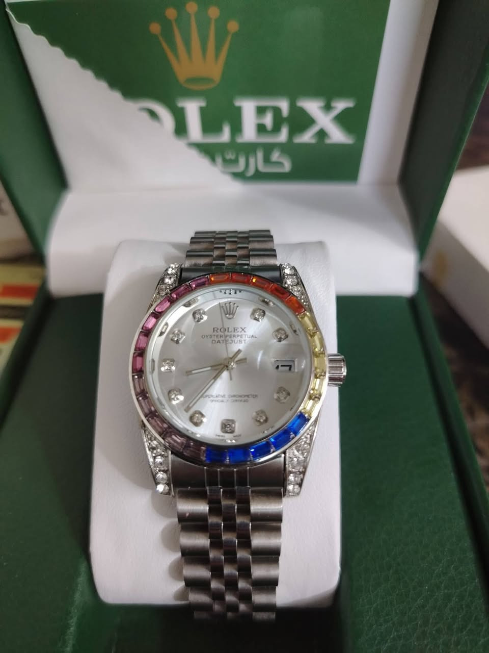 ساعه رولكس سويسري نسائي مختومة k18  قطعه كلش حلوه وراقيه كوالتي عالي ضد الماء ضد الخدوش زجاج زفير طلاء ثابت خلي سعر وبل عافيه على ياخذها


**إذا كنت صاحب هذا الإعلان وتريد حذفه لأي سبب، رجاءا أرسل رسالة إلى الدعم الفني**