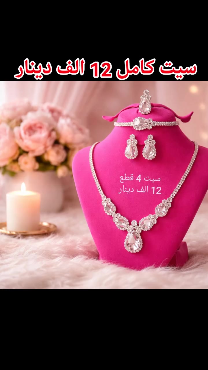 #بسم_الله/#سيت_قلادة_سوار_تراجي_محبس
#السعر 12 الف دينار/#التوصيل 2000 دينار للحجز مراسلة الصفحة او الواتس اب ***********
