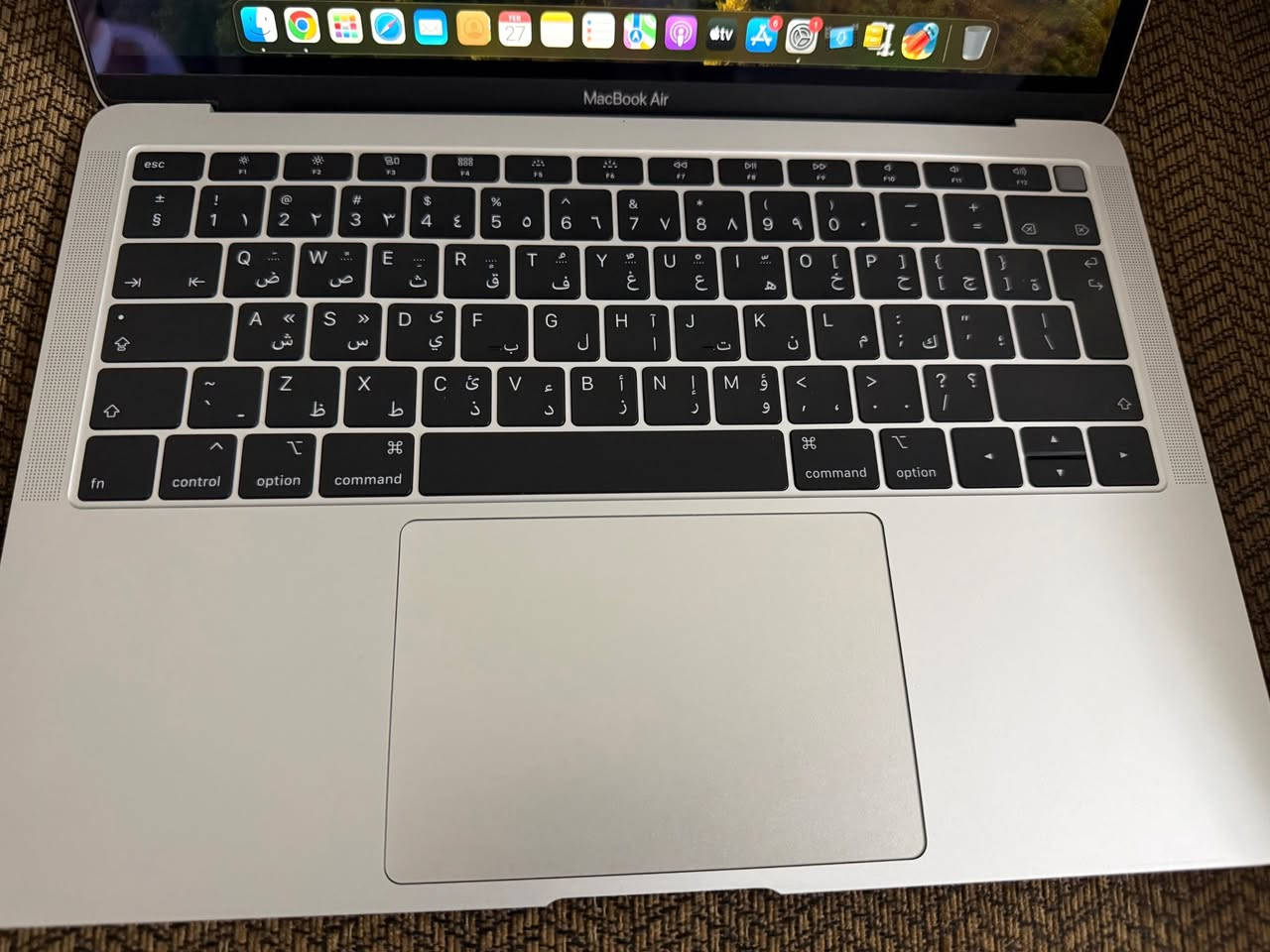 متوفر ماك بوك اير 2019 حجم 13 شاشة ريتنا 
هارد 256
رام 8
كور اي 5
اصدار الشرق الاوسط
مع الكارتون والشاحن الاصلي
نظافة 100% بدون تبديل او شخط اي جزء
السعر 650 الف
مكاني بغداد 
لا يوجد توصيل بغداد, العراق


**إذا كنت صاحب هذا الإعلان وتريد حذفه لأي سبب، رجاءا أرسل رسالة إلى الدعم الفني**