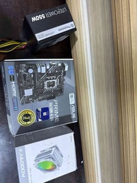 I5 12400 M.b H610M-k D4 prime  مبرد هوائي fulltower كبير مروحتين من sa...