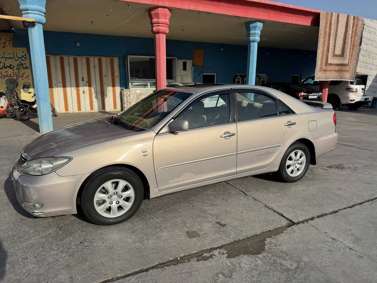 بسم الله الرحمن الرحيم
كامري للبيع خليجي 

موديل 2004

العنوان قضاء بلد سيد محمد

رقم بغداد مكفوله بس صبغ بلدعاميات وبيه ملاحظات بسيطة بلكشر 

السيارة كراند اعلى فئة بلكامري فول مواصفات

وكلشي شغال بيه برغي نقص ماكو

ماشية 280 الف كيلو 

السعر 125 ورقه 

اخوان كلشي اكو بلسوك عجبك السعر اهلا وسهلا

ماعجبك اعبر المنشور والله يرزقك بلاحسن منه

الجاد بلشراء يتواصل خاص او على الرقم 

***********
