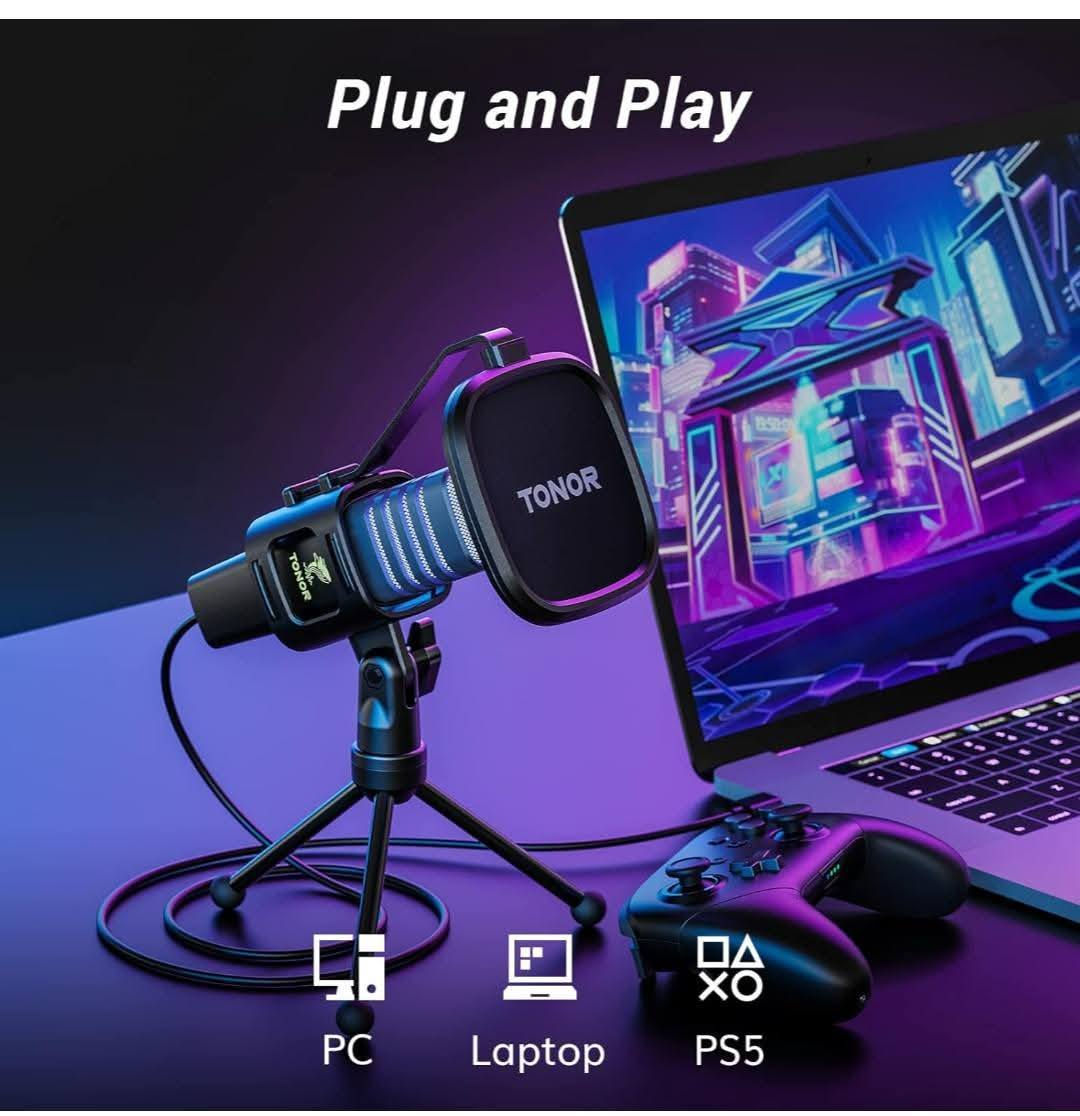 بسعر 20 الف مع التوصيل 
هذا هو ميكروفون مكثف Tonor TC30 USB.يتميز الميكروفون بنمط التقاط كاردويد (Cardioid) الذي يركز على الصوت القادم من الأمام ويقلل الضوضاء الخلفية.يعمل بتقنية التوصيل والتشغيل (Plug and Play) عبر منفذ USB، مما يلغي الحاجة إلى تعريفات برمجية إضافية.تتضمن الحزمة حامل ثلاثي (Tripod) وفلتر بوب (Pop Filter) لتقليل أصوات الانفجار (مثل الحروف الساكنة العالية) وتحسين جودة التسجيل


**إذا كنت صاحب هذا الإعلان وتريد حذفه لأي سبب، رجاءا أرسل رسالة إلى الدعم الفني**