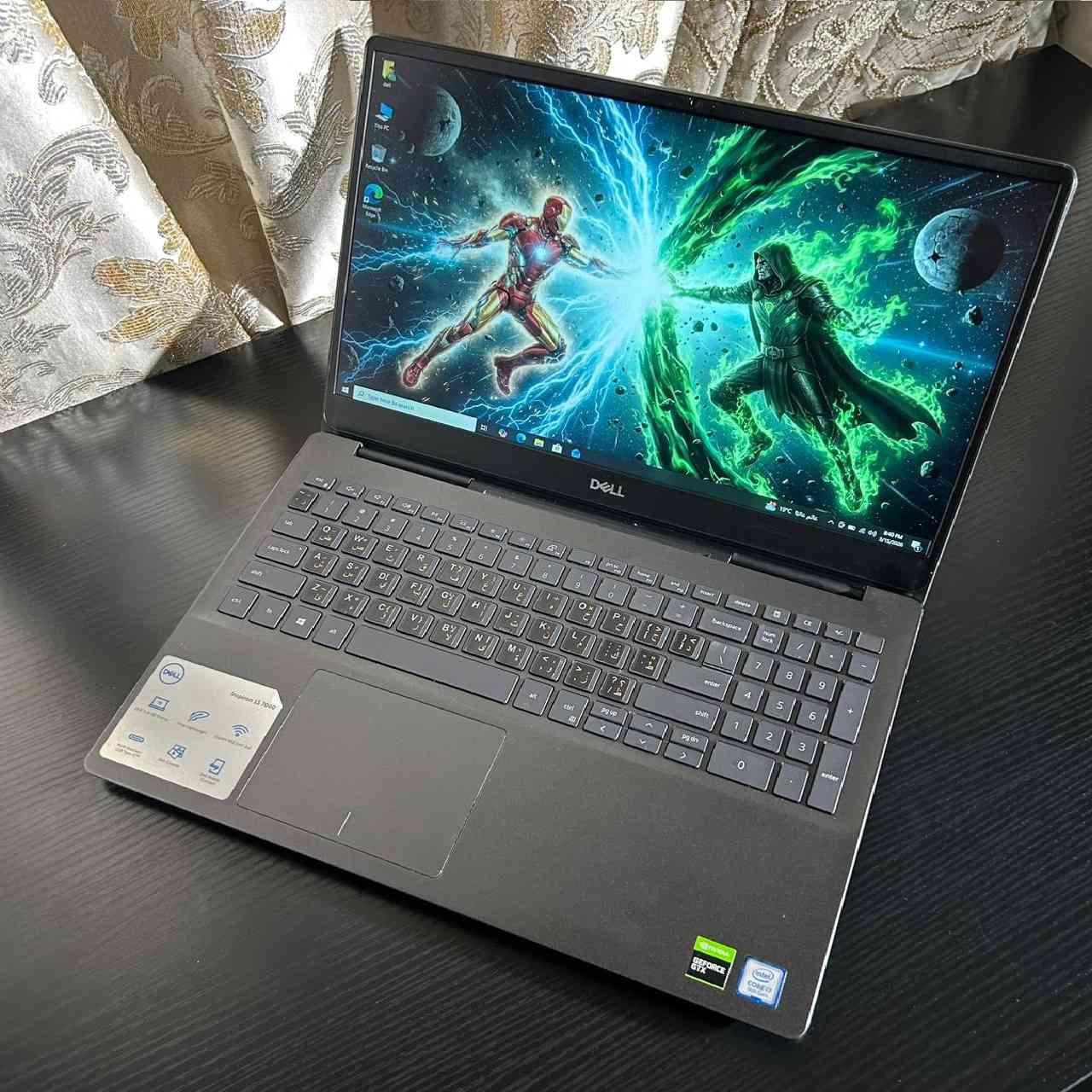 لابتوب قوي للإلعاب والتصاميم و الهندسة Dell Inspiron 7590 

لون نادر و مُميز جداً (رمادي غامق / غرافيت)

🔷 المعالج كور i7 من الجيل التاسع بأعلى و أقوى فئة ( H ) و فئة H تعني: High Performance أي (فئة الأداء القوي) وهذه الفئة خاصة للإلعاب وبرامج التصاميم والهندسة.

🔷 الرامات حجم 16 كيكا DDR4 

🔷 الهارد 512 كيكا نوع SSD - NVMe (أسرع من SSD العادي إللي هو أصلاً سريع)

🔷 كارتين شاشة:

الأول كارت داخلي: أحدث نوع (ألترا أتش دي - UHD) حجم 8 كيكا

الثاني كارت #خارجي: NVIDIA GeForce GTX 1050 حجم 3 كيكا

🔷 الشاشة من أحلى الشاشات اللى ممكن تشوفها، 15.6 إنج Full HD (تشبع لوني رائع +  حواف سلم)

🔷 كيبورد (ضوئي)

#المنافذ :

منفذ الطاقة 

3 منافذ USB A 

منفذ HDMI

منفذ 3.5 للسماعات 

منفذ مايكرو SD 

منفذ تايب سي ( ثندربولت )

#اللابتوب_يحتوي_على_أهم_البرامج (يعني تستمله جاهز):  

1️⃣ حزمة أوفيس كاملة (مفعلة مدى الحياة) ✅

2️⃣ كل برامج الأدوبي  ✅

3️⃣ برامج الاوتوكاد (مفعلة مدى الحياة) ✅

4️⃣ سينمانا وشبكتي لمشاهده الافلام ومباريات كرة القدم ✅

5️⃣ كيم لوب (تنزل أي لعبة بكل سهولة) ✅

6️⃣ منصة ستيم ✅

7️⃣ واتساب ✅

8️⃣ تليكرام ✅

#السعر 690 ألف مع #سيت_هدايا_موضح_بالصور

بغداد تقاطع الموال (توصيل #مجاني بكل العراق)

*********** (موجود واتساب)
