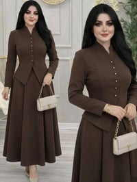 سترة مبطنه • تنوره صيفي • مقاسات ٤٢-٥٢