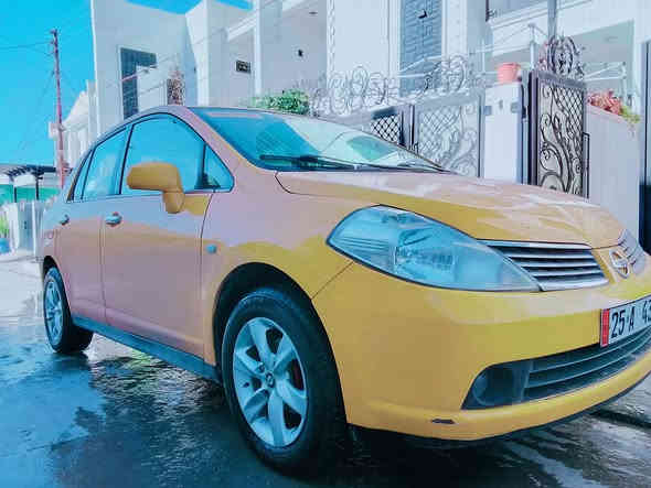 سلام عليكم نيسان تيدا موديل 2006 رقم كركوك منظومة غاز رقم مميز ضربة جاملغ الخلفية فقط تبريد وتدفئة شغال تايرات جديدة سيارة جاهزة اتصال ع رقم ***********  ما متواجت ع فيس سعر 63 وبيهة مجال
