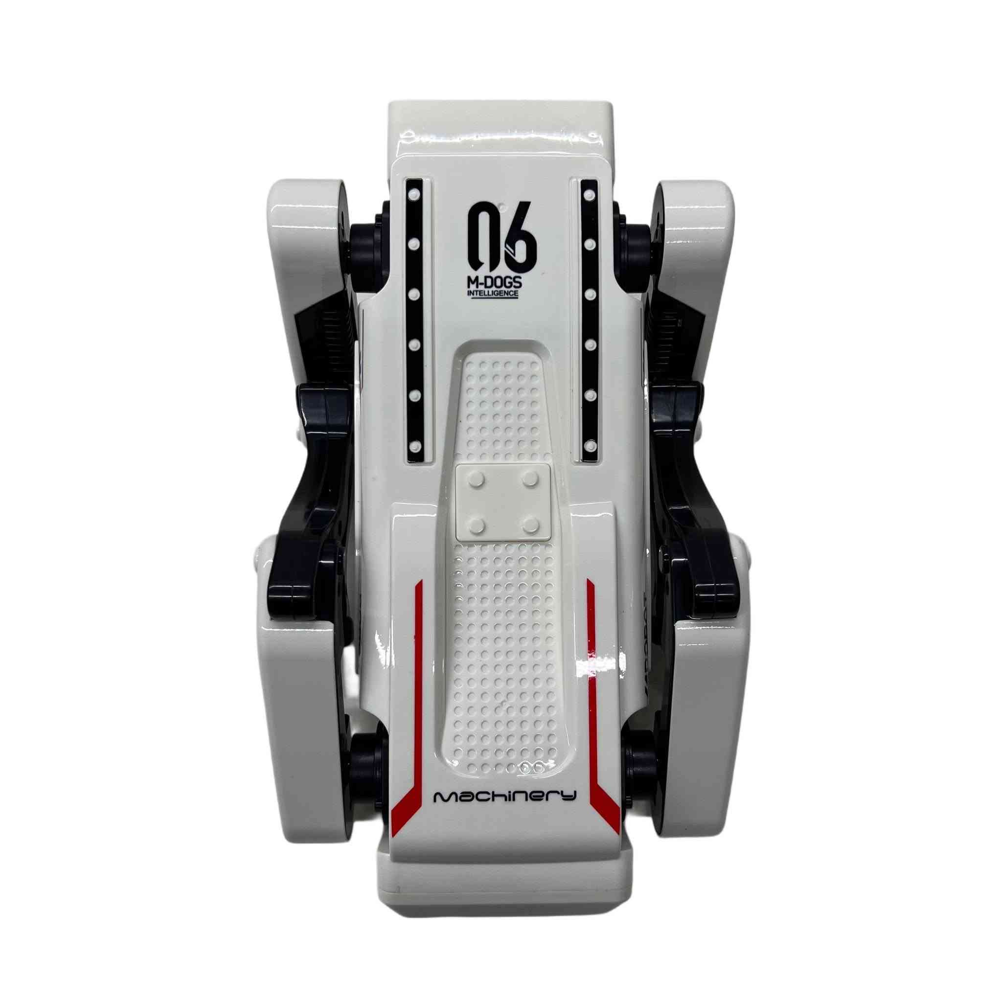 روبوت الكلب الذكي AI ROBOT – تحكم عن بُعد 2.4GHz مع أوامر صوتية
بسعر 50الف والتوصيل مجاني✅ 

روبوت كلب تفاعلي يعمل بالتحكم عن بُعد بتقنية 2.4GHz، مصمم للحركة واللعب وتنفيذ أوامر متعددة مع إضاءة وموسيقى.

 • يعمل بتحكم عن بُعد بتردد 2.4GHz لسهولة التحكم بالحركات.
 
• يدعم الأوامر الصوتية (Voice Control) والتفاعل المباشر.
 
• مزود بخاصية البرمجة لتنفيذ الحركات حسب تسلسل الأوامر.
 
• حركات متعددة مثل: التقدم للأمام، الالتفاف، الجلوس، النهوض، والانحناء.
 
• يحتوي على موسيقى، رقصات ديناميكية، وإضاءة جذابة.
 
• يدعم وضع الدورية التلقائية (Auto Patrol) ووضع الاستعراض (Stunt).

 • ريموت كنترول 2.4GHz
 • تحكم صوتي
 • الفئة العمرية: 8 سنوات فأكثر
 • الروبوت: بطارية ليثيوم قابلة لإعادة الشحن 3.7V 
 • الريموت: 2 × بطارية AA 1.5V

الملحقات:
 • جهاز تحكم عن بُعد
 • بطارية ليثيوم قابلة لإعادة الشحن 3.7V
 • كابل شحن


**إذا كنت صاحب هذا الإعلان وتريد حذفه لأي سبب، رجاءا أرسل رسالة إلى الدعم الفني**