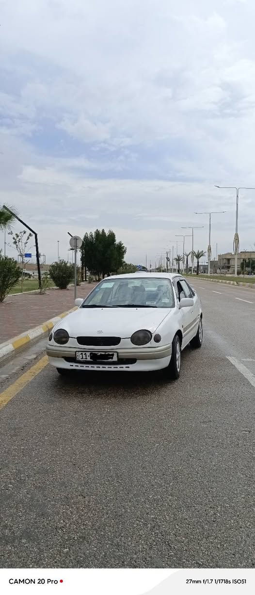 سلام عليكم كورلا ١٩٩٩للبيع شاشه كامره خلفيه جامات اوتو كهرباء مرايات كهرباء محرك ١٦٠٠ . ٤ سلندر لايتات زنون كشنات جلد للاستفسار ***********متواجد واتساب المكان الفلوجه
