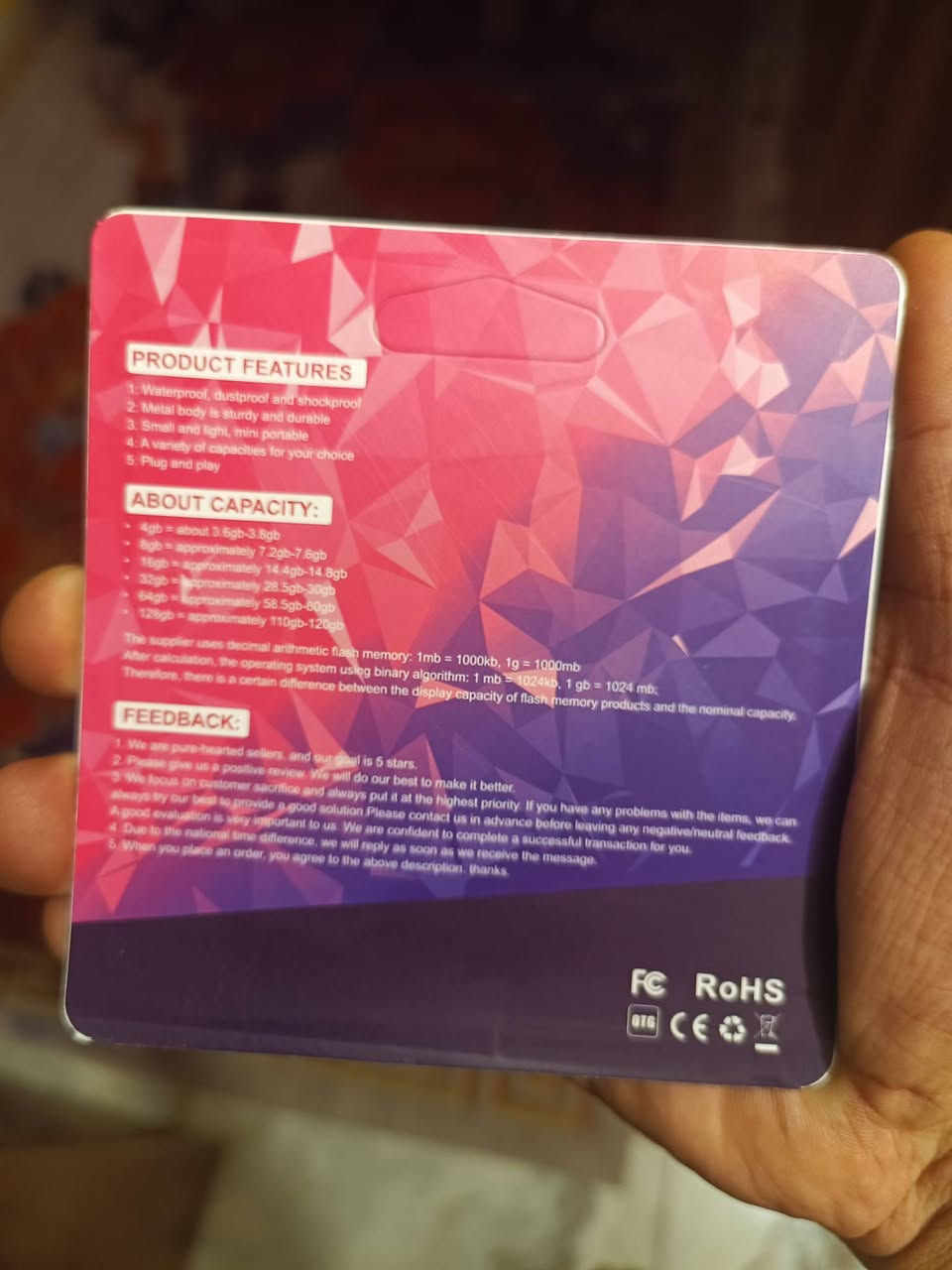 فلاشات HP   اثنين تيرا
سعر المفرد ٢٠ الف
جمله ١٥ الف 
متوفر ١٠ قطع كبس شركة كلهن


**إذا كنت صاحب هذا الإعلان وتريد حذفه لأي سبب، رجاءا أرسل رسالة إلى الدعم الفني**