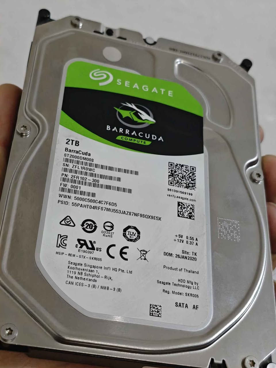 هارد Seagate BarraCuda 2T هارد الهيلث 100%

السعر : 75 الف

متوفر توصيل جميع المحافظات عمارة, ميسان


**إذا كنت صاحب هذا الإعلان وتريد حذفه لأي سبب، رجاءا أرسل رسالة إلى الدعم الفني**