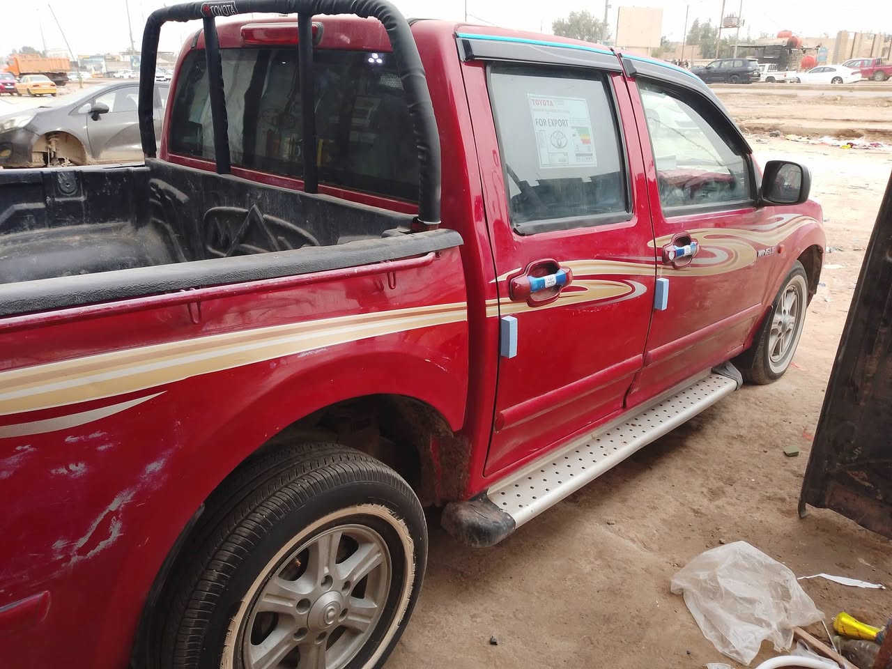 كريت وول بيك اب للبيع
موديل 2011 لون احمر رقم قادسيه  مداور ثاني يوم مكفوله من الضربه  
مكان السياره بالديوانيه الحمزه الشرقي مامتواجد على الفيس بوك 
رقمي ***********
