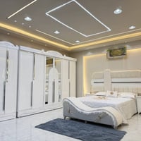 غرفة مرمري • ٧ قطع • سرير ١٦٠×٢٠٠