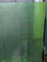 يتوفر لدينا جام مسلح 6ملم لون أخضر قياس 175*250سنتم سعر الطبقه 140 الف...