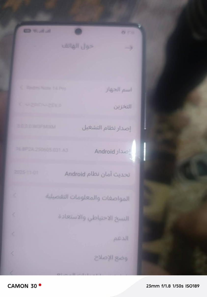 ريدمي نط ١٤برو في  الذكره٥١٢  بيع٣٧٥او معرض موبيل ٢٢ او٢٣ التر موبايل حيل نضيف شرط *********** او***********
