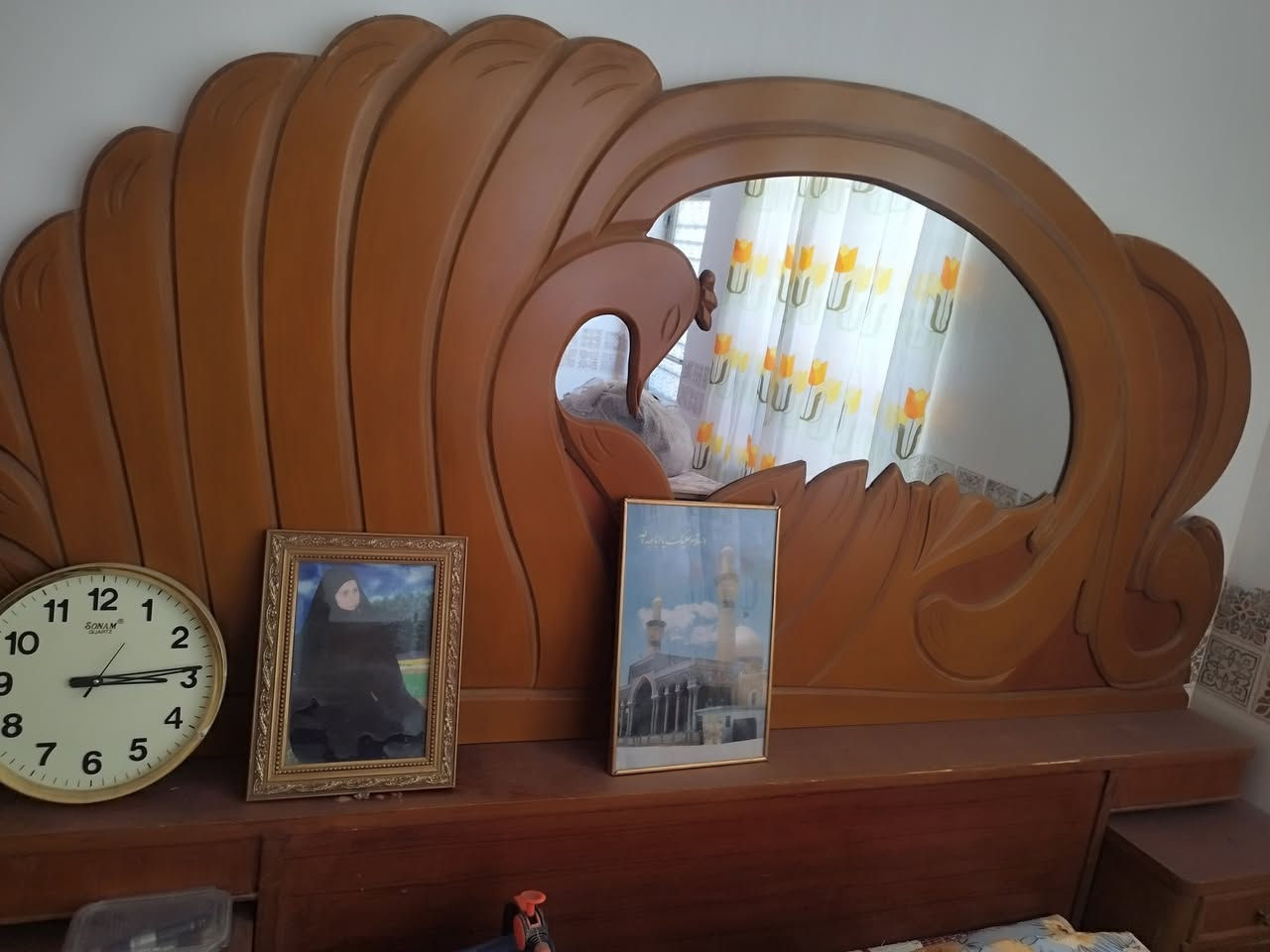 السلام عليكم ورحمة الله وبركاته
غرفة نوم للبيع صاج عراقي داخل وخارج  وشغل تزگام نظيفة جداً السعر 600 وبيها مجال المكان كربلاء قرب مجمع الدرة 
***********
