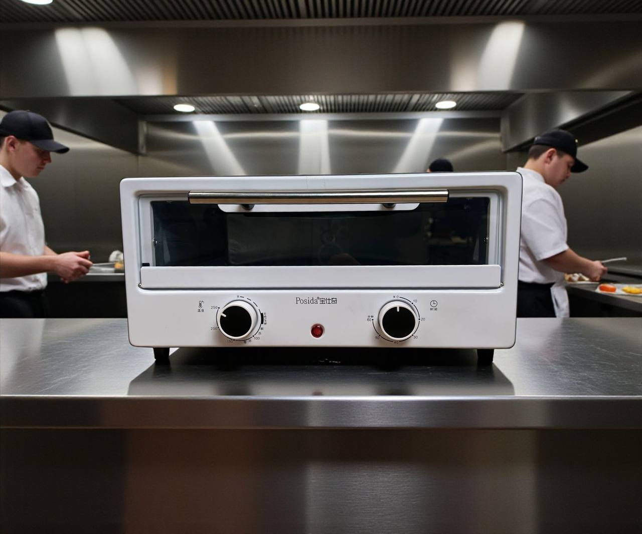 الاستخدامات

خبز البيتزا المنزلية حتى 12 بوصة، التوست، المعجنات، الفطائر، البسكويت، والبطاطس

إعادة تسخين الأطعمة بسرعة مع تحمير متساوٍ للسطح

مناسب للمطابخ الصغيرة، السكن الطلابي، والشقق بفضل حجمه العملي

المميزات

قدرة 1350 واط على 220V ~ 50Hz لتسخين سريع وثابت

منظّم حرارة قابل للتعديل 100–230°C (كما في قرص التحكم) لاختيار درجة الخَبز المناسبة

مؤقّت ميكانيكي 0–60 دقيقة مع جرس انتهاء (طبقًا لقرص الوقت في الدليل)

باب أمامي بزجاج مقاوم للحرارة لعرض الخَبز أثناء التشغيل

شبك خَبز معدني لخبز وتحمير الأطعمة، مع صينية بيتزا دائرية 12" مخصص

مصباح بيان تشغيل يُظهر عمل الجهاز

هيكل ثابت مع أقدام مانعة للانزلاق لتثبيت أفضل على السطح

بلد المنشأ: الصين

معلومات العبوة (مذكورة على الكرتون): 442 × 398 × 243 مم، الوزن الصافي ≈ 3.9 كغ، الإجمالي ≈ 4.9 كغ.

ابعاد السيباية طول 33سم عرض 28

قطر الصينية: 32 سم

سعر ٤٢ الاف


**إذا كنت صاحب هذا الإعلان وتريد حذفه لأي سبب، رجاءا أرسل رسالة إلى الدعم الفني**