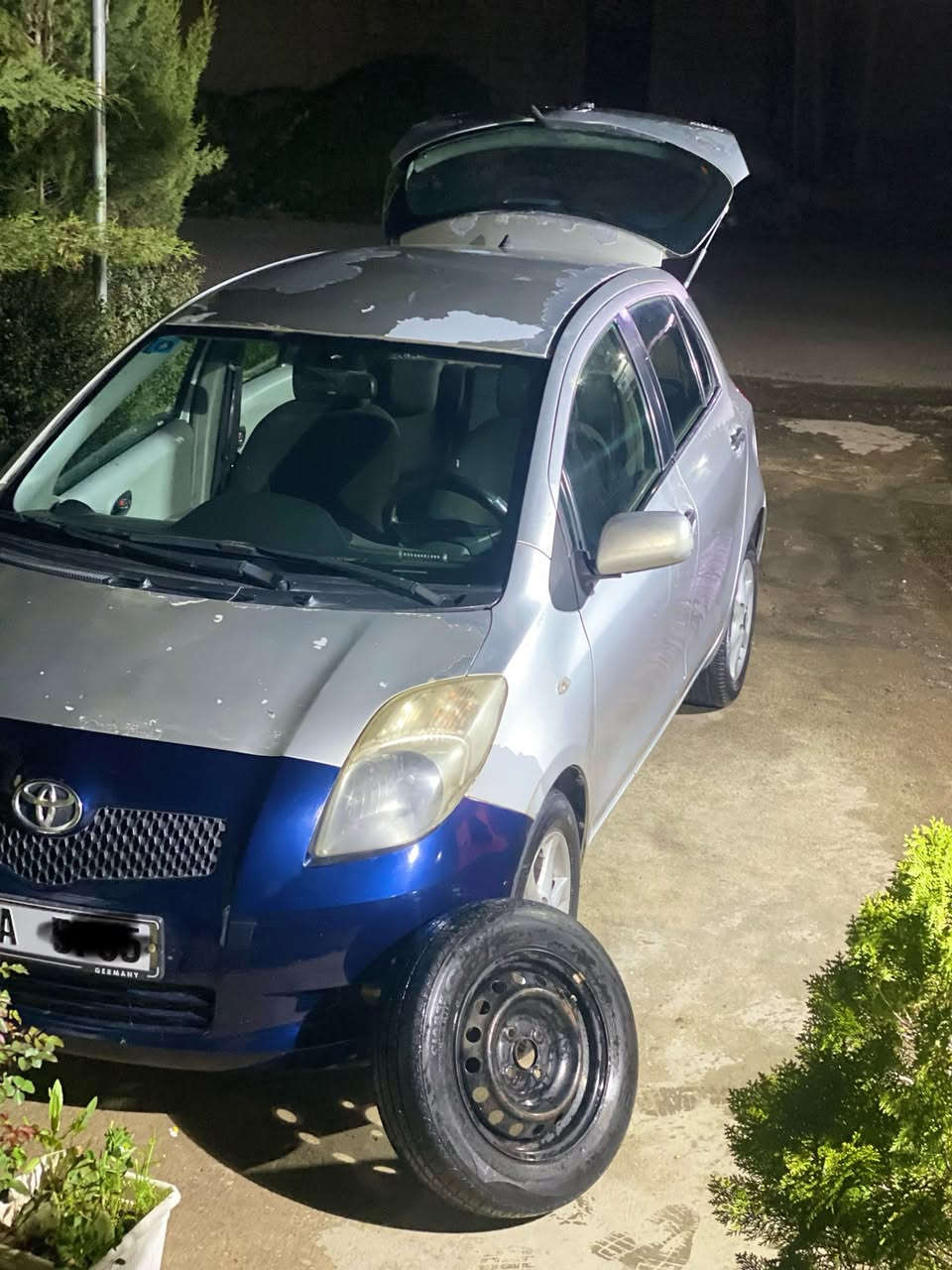 تيوتا يارس 2007هزة وسنوية جديدة لحد 2030سيارك نضيفة تخم تاير جديد صدر جديد نوزلات .تدفة تبريد كلشي شغال. كير عادي رقم الجديد ديالئ.مكاني سليمانية سعر (65)استفسار اكثر علة هاذ الرقم ***********
