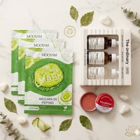 سيرومات The Ordinary • ماسك خيار MÓOYAM • مرطب شفاه Vasalaine