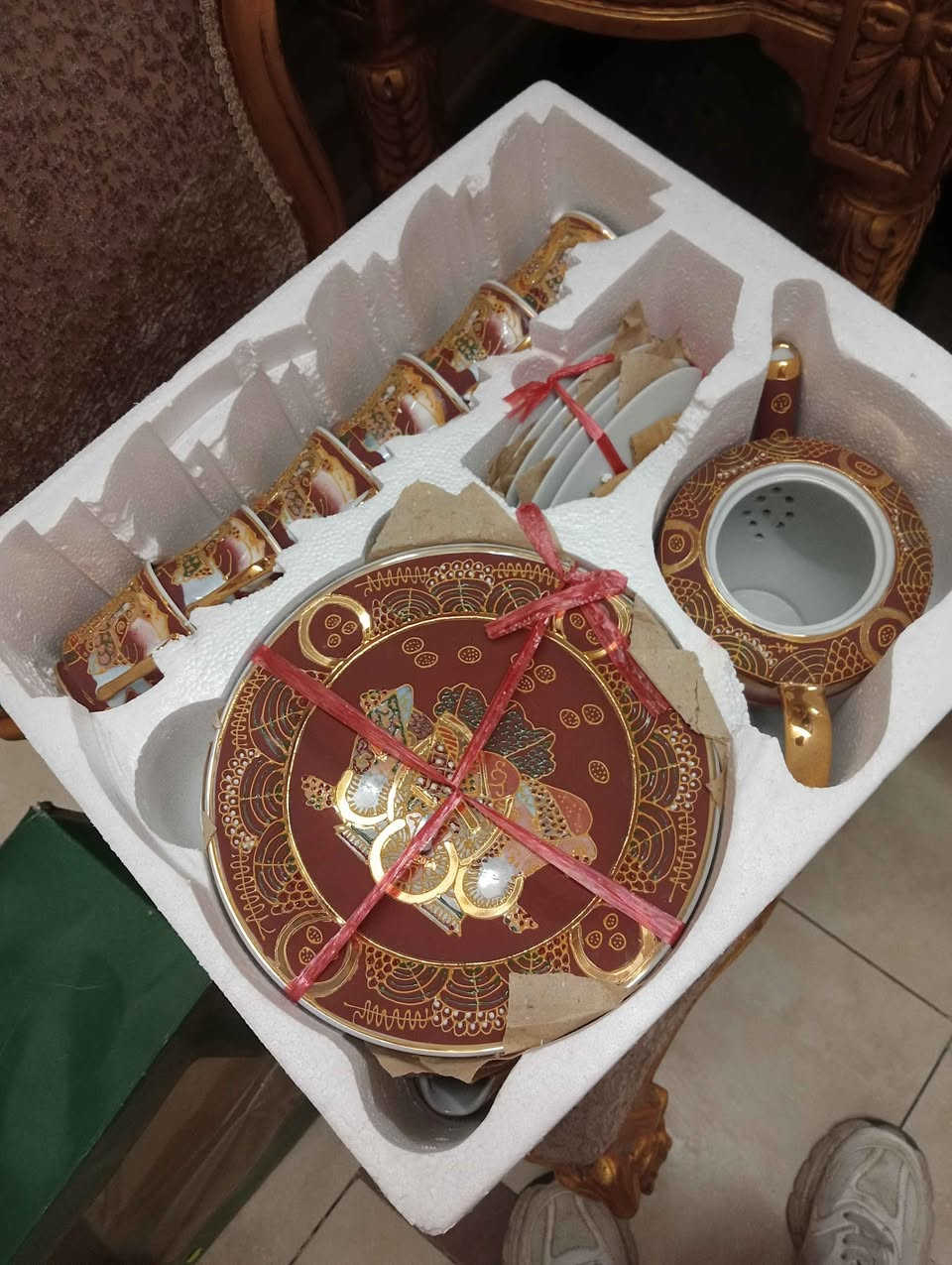 بسم الله 
طقم شنواه ستسوما شغل بارز هاند ميد 
24 قطعه جديد لم يستخدم 
السعر 2800 جنيه القاهرة, مصر


**إذا كنت صاحب هذا الإعلان وتريد حذفه لأي سبب، رجاءا أرسل رسالة إلى الدعم الفني**