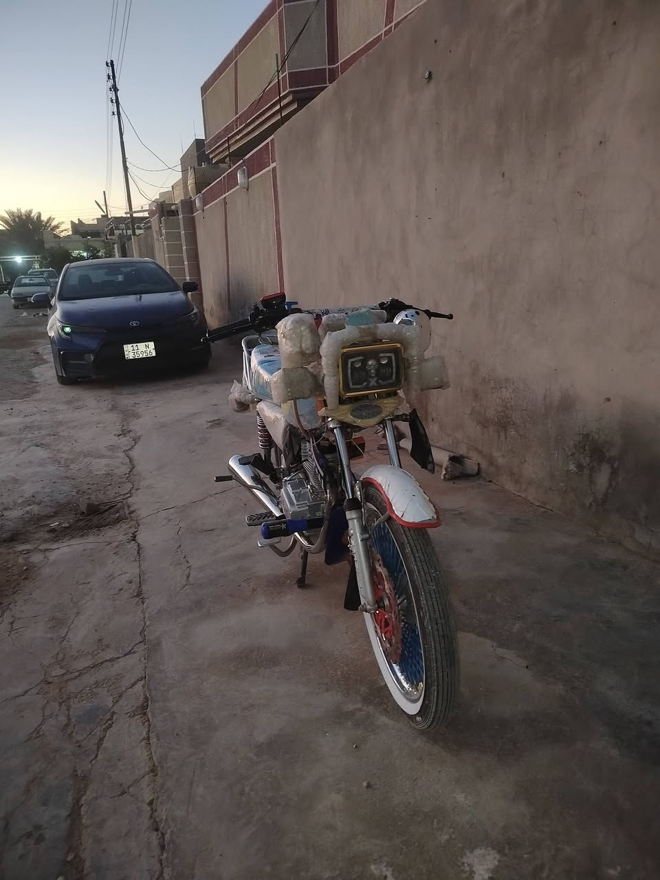 سلام عليكم دراجة تايكر تقليد 25 مكان ديالى الخالص السعر 650 وبيه مجال *********** موجود خاص
