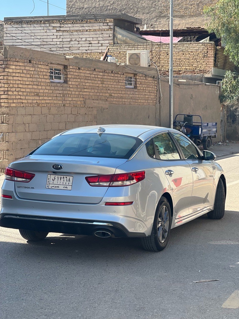 🚗 للبيع  او مراوس 
كيا أوبتيما 2020 FE 
المكان كربلاء 

- اللون: سلفر
- الموديل: 2020
- الفئة: FE
- وارد أمريكي
- ممشى 84000 ميل
- محرك 2.4 لتر اقتصادي وقوي
- قير أوتوماتيك 6 سرعات
- نظام ECO / SPORT / COMFORT
- شاشة، بلوتوث، Apple CarPlay و Android Auto
- كاميرا خلفية وحساسات
- نظام المحافظة على المسار وتحذير الاصطدام
- السيارة بحالة جيدة وجاهزة للاستخدام وكلش نظيفة
- حادثها فقط بارد واكو صبغ كلير موجود السونار بالمنشور 

للاستفسار والتواصل على الخاص أو الاتصال:
***********
135 سعرها و بيها مجال