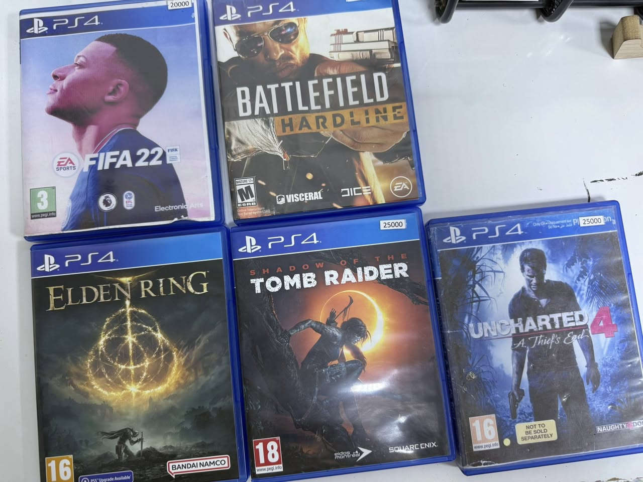 السلام عليكم
اخوان عندي اقراص بلي 4 نظيفة وكلة شغال عالفحص اي قرص تريد ادزة الك توصيل مجاني اذا داخل بغداد الي يريد قرص يراسلني ويدلل


**إذا كنت صاحب هذا الإعلان وتريد حذفه لأي سبب، رجاءا أرسل رسالة إلى الدعم الفني**