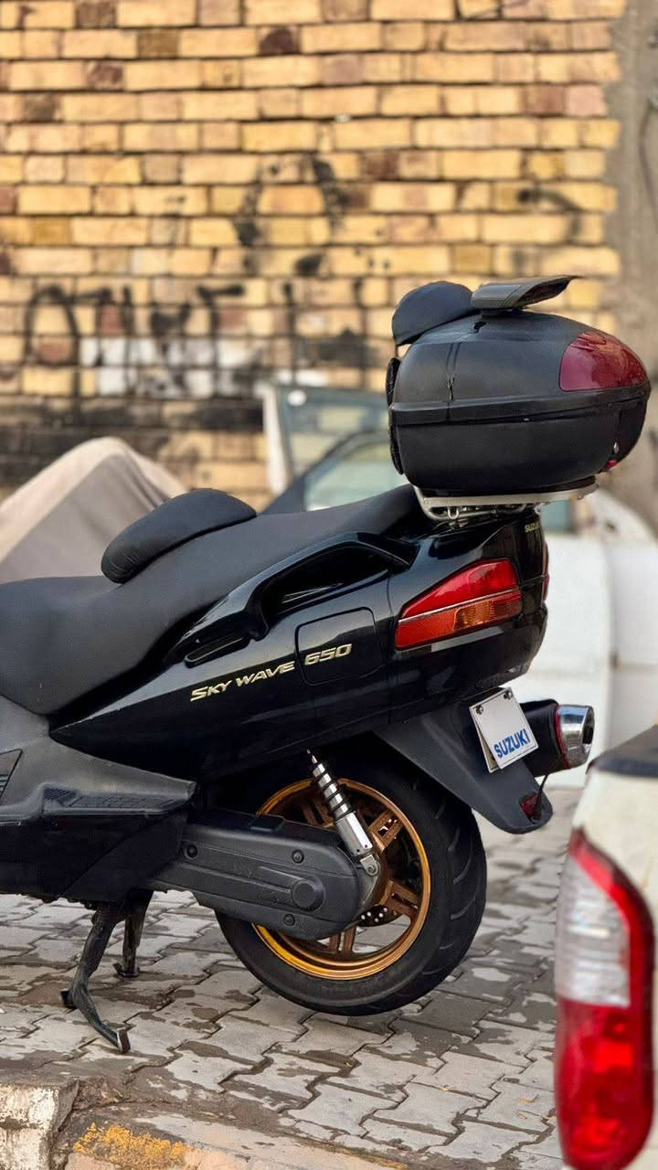 الوعود الكاذبه كافي بعد
سكاي ويف ٦٥٠ كفاله كير مكينه كفاله 
مواصفات مري شفط تدفئه لمتدد
 اي بي إس مانع انزلاق دراجه
  شرط الفحص واكفلك بل مكاتبه كير ومكينه
  تجي تفحص وكدام عينك الدراجه 14
 وبيه مجال للشراي قليل مكاني ذي قار الشطره *********** خاص مفتوح اتصال موجود واتساب موجود
