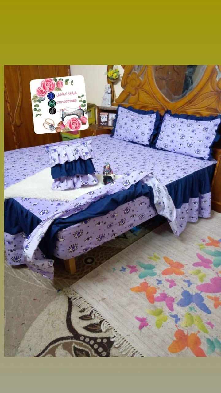 🔥عرض توصيل المجاني🔥
فرشات جربايه قماش همايون قطني درجه اولى 🪡🧵
فرشه +وجوه مخاديد اثنين مع وجه كوشه هديه 💯🧵🪡
حسب الطلب وموديل🪡
💥السعر18الف فقط 💸
تاخذين ثلاث فرشات توصيل مجاني داخل كربلاء فقط 💯
اي استفسار ع واتساب *********** كربلاء, العراق
