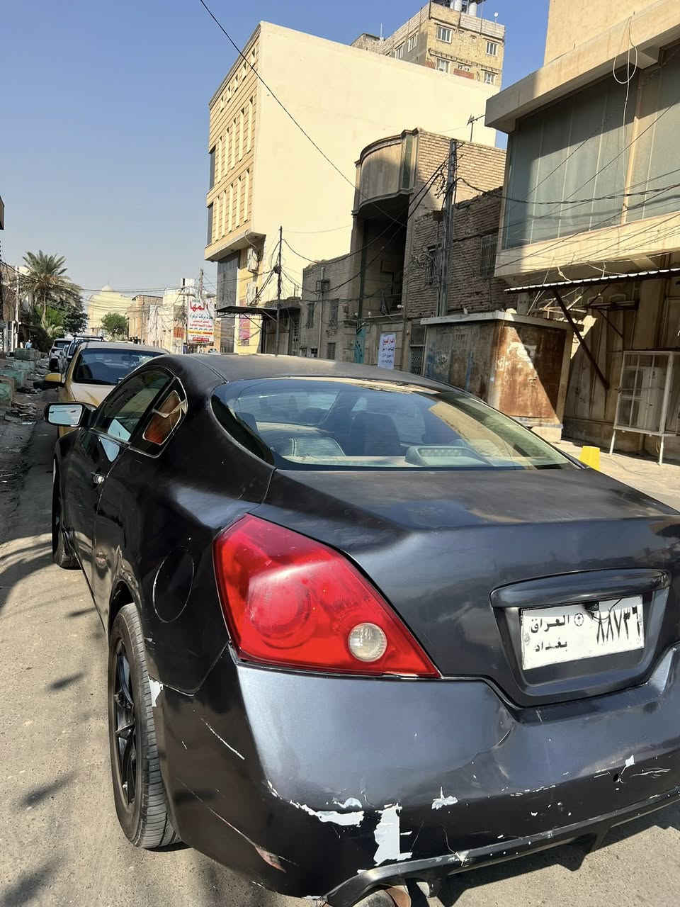 سلام عليكم ، نيسان التما كوبية 2008  گير ، محرك و تبريد مكفول  السيارة جاهزة بيها صبغ عام بسبب الجراد تفاصيل اكثر واتساب ***********  السعر 73 و بيها مجال .. ترهم مراوس
