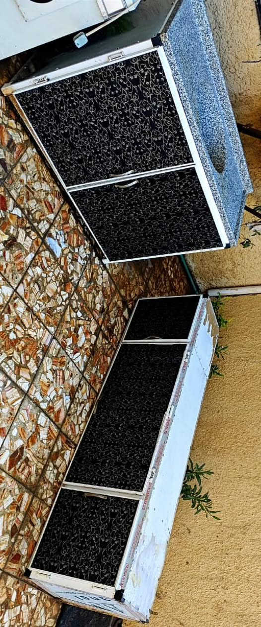 كاونتر المنيوم مستعمل للبيع
السنك مرمر العرض 1.28 الارتفاع  100  العمق  60
الملحق   العرض 2.18  الارتفاع  60  العمق. 40
المكان حي الجهاد
السعر  220 الف
***********
