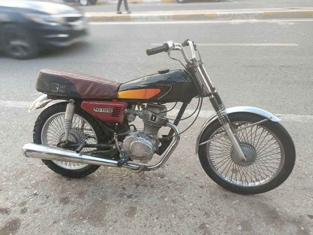 سلام علیکم دراجە ایرانی نامە 3احرف    نکرە هندر یشتغل محرک گیر ابشرط لاسرف لابخار شلعه معدل فول حیل نضیف دبلات شغال ویلات نضیف تایرات نضیف جوبات جدید تانکی جدید سعر210وبی مجال للشرای اذا شرای تعال خاص او خابر عل رقم تدلل***********عنوان کرکوک قادسیە2
