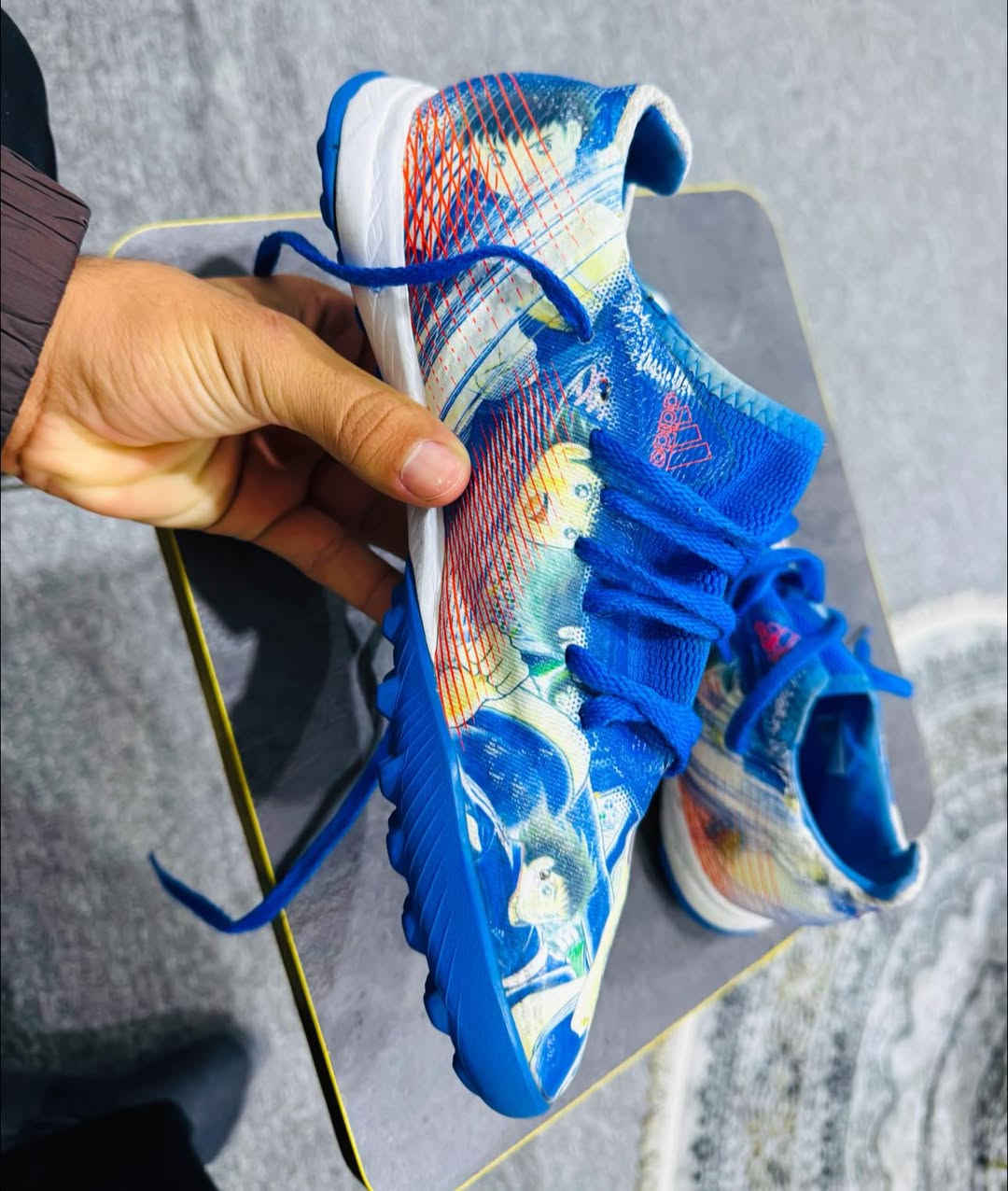 حذاء  Ghosted.3 TF 'كابتن تسوباسا   قياس 41 وثلث باله أوربي اصلي نضيف جداً السعر خاص يوجود توصيل جميع محافظات العراق 5 آلاف دينار واتساب ***********
