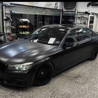 G12  740li موديل 2018 مغلفه ppf طافي بالكامل  باب طويل حادثه موضح بالص...