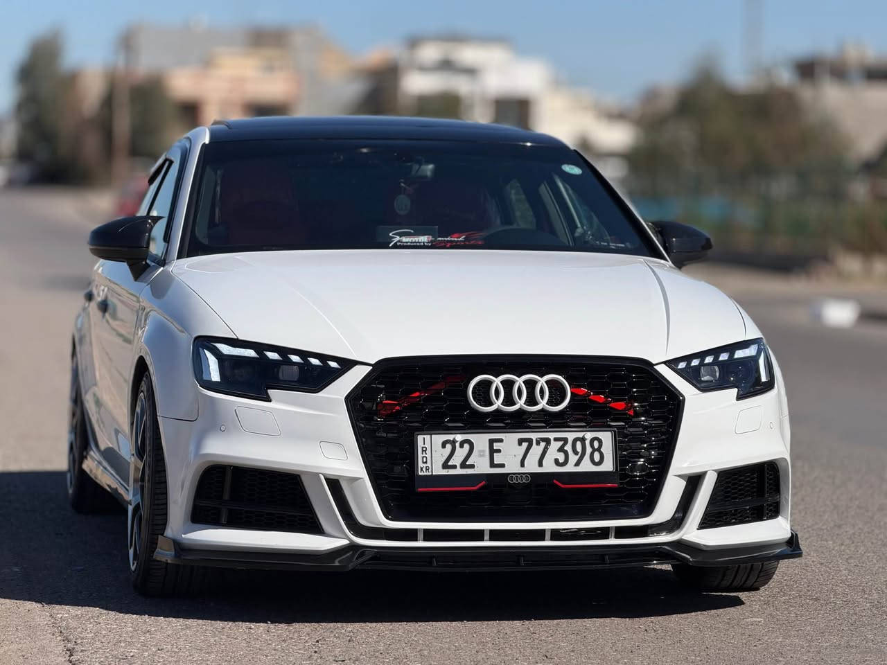 🚗 ﷽

🔹 فروشتن یان گۆڕینەوە
🔹 Audi A3 2017 Premium
قواترو نیە 
سیارەیەکی زۆر تایبەت و شاز، بە دۆخێکی نایاب و پارێزراو ماوە👌
🔸 دەرکەی سەکن + سبوغ  لەگەڵ جاملخى سەکن 
🔸 تەنها یەک تەعدیل هەیە، بێ ژوری بێ ئارباگ نەتەقیە 
🔸 موسفات + پانۆراما 🌤
🔸 گوشین جلدی خاوێن
🔸 گوشین کارەبایی ⚡
🔸 گیجی ئەلیکترۆنی بو بەسترایە
🔸 سوکان فول باکیج سبورت بو بەسترایە
✔️ ڕادار
✔️ ویلی BBS 
‏✔️ CarPlay 📱
✔️ لایتی پێش و پشت LED
✔️ لایتی پێش ستایلی A5 😍
✔️ پلاکی Racing
✔️ کۆیلی APR
✔️ داون پایپ (Downpipe) 🔥
 ✔️ بەرمەجەی popan bangs
🔸 مەسرووفی زۆر باشی لێ کراوە
🔸 هیچ کێشەی نییە، هەموو شتێک بە شەرت ✔️
🔸 مەکینە 2.0 توربو (کەپسە نەکراوەتەوە) 💪
🔸 سیارەکە زۆر شاز و بەرجاوە، هیچ نوقسیەکی نییە

⚠️ تکایە تەنها موشتەری جدی پەیوەندی بکات
⚠️ بۆ نرخ نامە بنێرن،  

🔄 گۆڕینەوەش دەکرێت بە شتێک کە لە دڵم بێت
ژ.م واتس اپ.. 0️⃣7️⃣5️⃣0️⃣2️⃣2️⃣0️⃣2️⃣8️⃣0️⃣8️⃣

🚗 ﷽

🔹 للبيع أو المراوسة
‏🔹 Audi A3 2017 Premium
ليست كواترو
سيارة مميزة جداً ونادرة، بحالة ممتازة ومحافظة 👌

🔸 باب سكن صبغ + مع جاملك سكن
🔸 فقط تعديل واحد، بدون ضربات داخلية ولا فتح إيرباقات
🔸 موسفت + بانوراما 🌤
🔸 مقاعد جلد نظيفة
🔸 مقاعد كهربائية ⚡
🔸 شاشة إلكترونية (عداد ديجيتال) مبدلة
🔸 مقود فل باكج سبورت مبدل
✔️ رادار
‏✔️ CarPlay 📱
✔️ ليتات أمامي وخلفي LED
✔️ ليت أمامي ستايل A5 😍
✔️ بلاك ريسنغ
✔️ كويلات APR
✔️ داون بايب (Downpipe) 🔥
✔️ برمجة Pop & Bangs

🔸 مصروف عليها كثير
🔸 بدون أي مشاكل، كل شيء على الشرط ✔️
🔸 محرك 2.0 تيربو (لم يتم فتحه) 💪
🔸 السيارة جداً شاذة وبارزة، بدون أي نقص

⚠️ الرجاء فقط الجادين يتواصلون
⚠️ للـسعر لا تبعث رسائل

🔄 المراوسة ممكنة بشيء يعجبني
📞 واتساب: *********** أربيل, العراق
