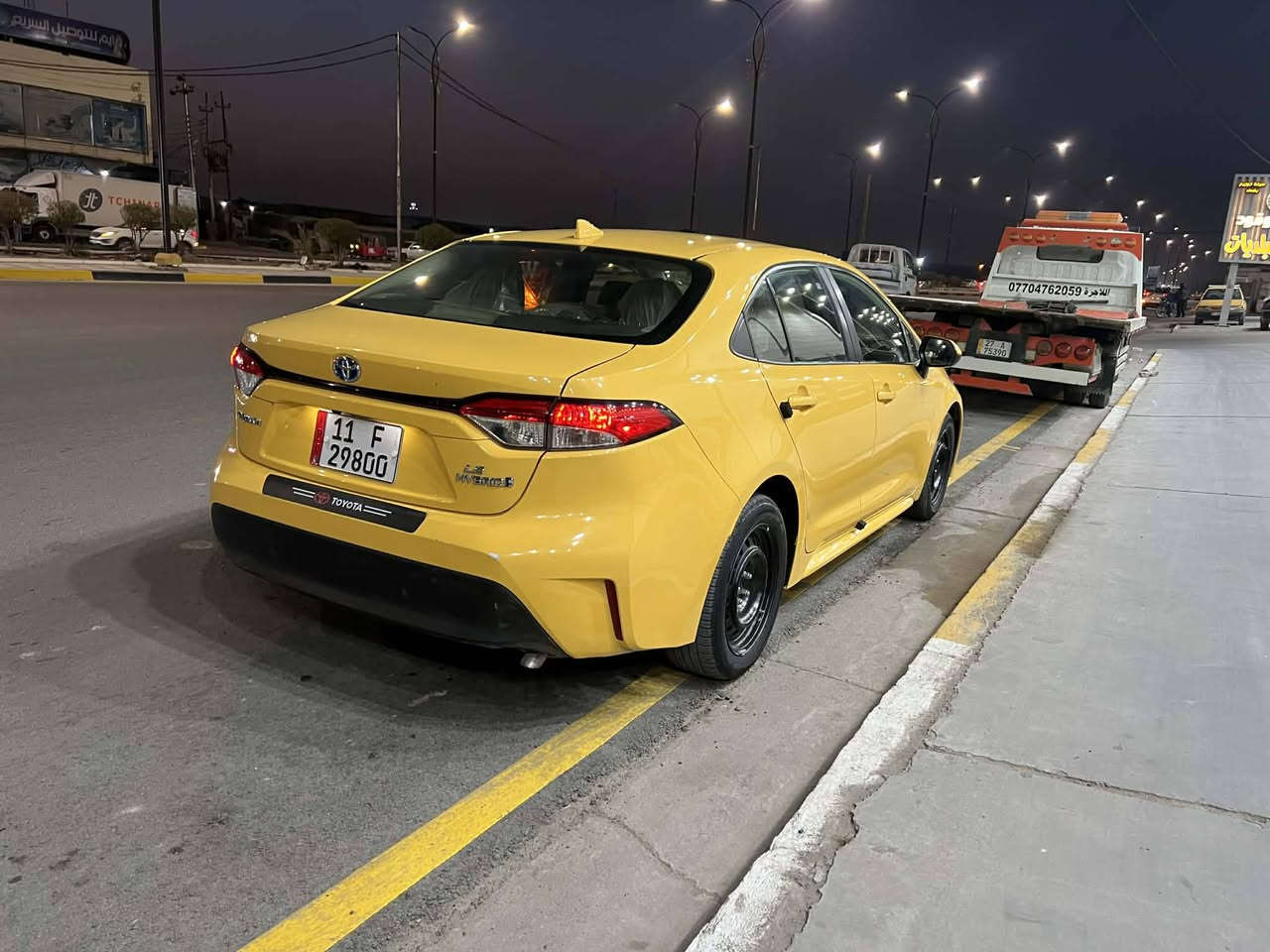 كورلا2023هايبرد1800 تكسي رقم لون أحمر كلين حادثه مياه أمطار  تعمل وتسير هناك أي نقص مابيه كهربائيات كامل حداديه
ماشيه32الف ميل
مكاني بغداد البلديات***********
