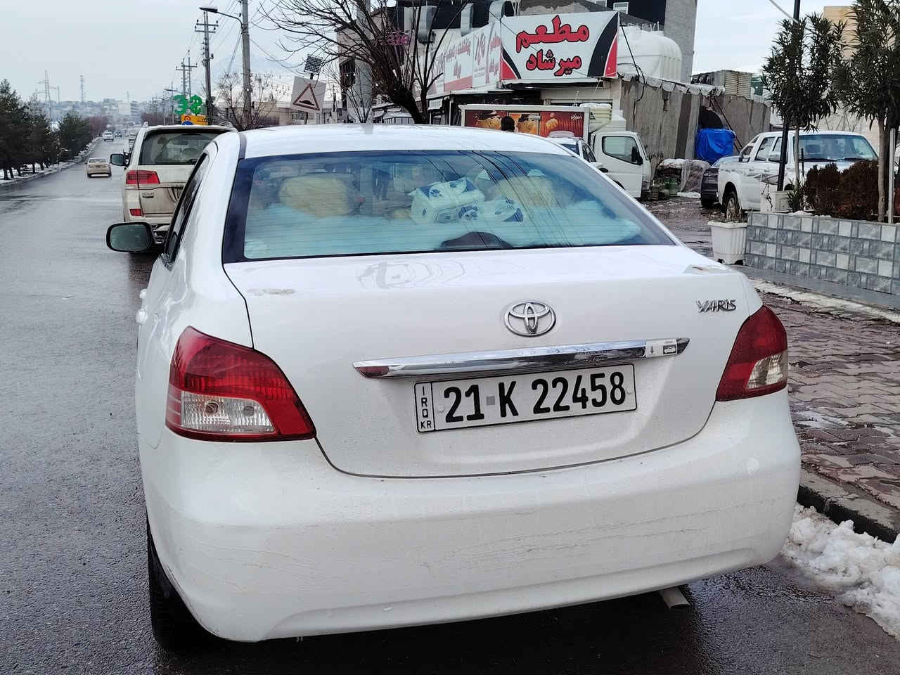 تۆیۆتا یارس مۆدێل ۲۰۱۲ مواسفات ئەمریکی یەک پارچە بۆیاخ ***********
