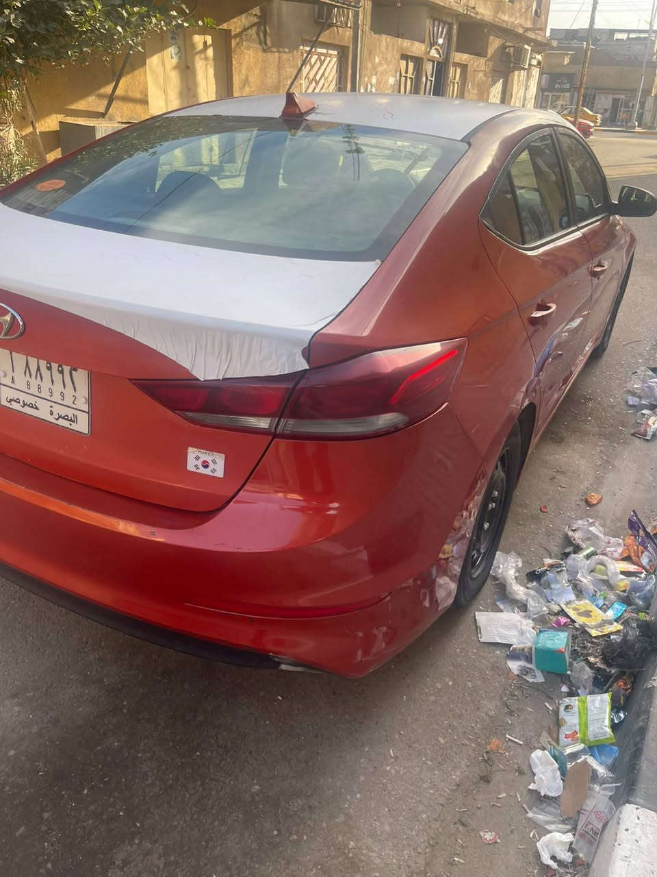 للبيع: هونداي إلنترا 2017
سيارة نظيفة وجاهزة للشغل والفحص
 السعر: 107 ورقة أمريكي

 المكينة والقير ممتازة
 السيارة جاهزة من كلشي
 شغلها مرتب ومريحة بالاستخدام

ملاحظات:
 بيهاضربه جاملق خلفي فوك التاير بشوي وكدام مبدله بس عرضانيه )
 

السيارة تستاهل، والفحص مفتوح
 للتواصل والاستفسار خاص
***********
