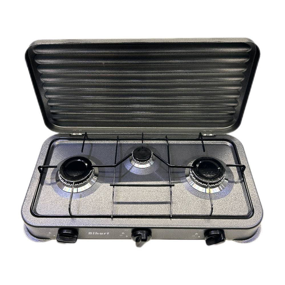 طباخ غاز عملي من Bihart بتصميم فاخر وصغير الحجم

مثالي للاستخدام المنزلي أو الرحلات، يوفر أداءً عاليًا مع استهلاك منخفض للغاز
	
	طبخ سريع وفعال بفضل تصميم الموقد القوي.
	
	مناسب للمطابخ الصغيرة أو الاستعمال الخارجي في السفر والرحلات.
	
	عملي وسهل الحمل والنقل.

الموديل: YSL59 (متوفر أيضًا YSL58)
	
	الوزن الصافي: 1.7 كغ
	
	الوزن الإجمالي: 2.0 كغ
	
	الأبعاد: 55 × 32 cm