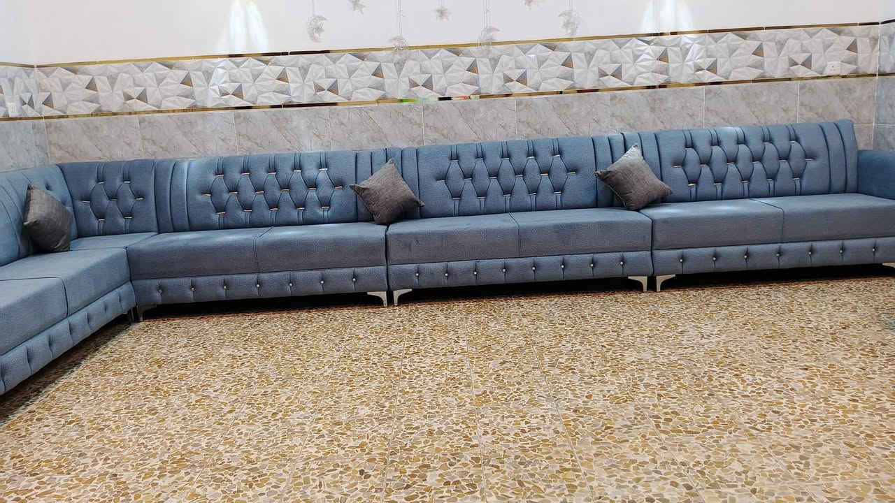 بل اقساط بل اقساط ♥️♥️
على مدة(18) شهر بدون مقدمة 
السعر 800الف كل شهر 45الف
((المشمولين بلاقساط جميع الموظفين و المتقاعدين وابطال الداخلية والدفاع على مصرف الرافدين حاملي بطاقة الماستر كارد))
ديوان سبعة امتار ونص اربع قطع وزاوية شغل عراقي درجه اولى 
جميع الفصالات 
العنوان موصل الصناعه القديمه قرب إعدادية الجزيرة 
(***********)واتساب
