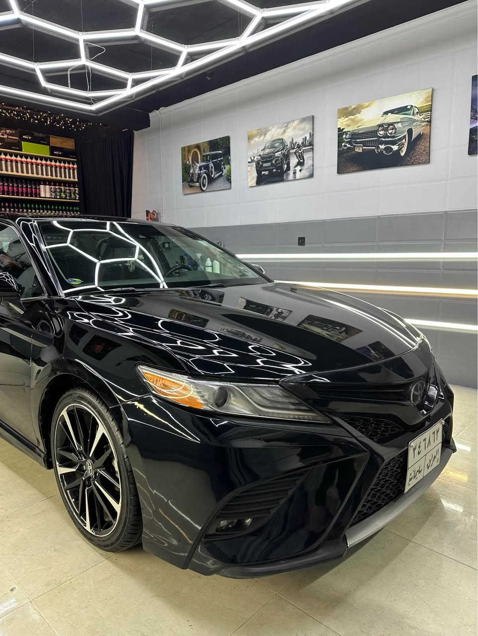 TOYOTA CAMRY 2020 XSE – 1/1
‎تۆیۆتا کامری ٢٠٢٠ (XSE) فوول مواسەفات ئەمریکی
٤ بستؤن
‎سەیارەیەکی زۆر جوان و پاکە، ڕەنگی ڕەشی قەتران، نموونەیەک لە هەیکەل و جوانی.

‎مواسەفات (XSE – Full Option):
‎• پانۆراما
‎• سیستەمی ڕاداری 360 پلە (پێش، پشت و تەنیشتەکان)
‎• ڕاداری خەتی جادە
‎• کوشن جلد
‎• کوشن گەرم
‎• 4 جۆر کوشن کارەبایی
‎•چوار ساڵنسای بیلادی
‎•مؤبايل چارج
• Auto Hold(ئۆتۆ هۆڵد)
‎•بەسمە
‎• برێکی بەسمە
‎•3 جۆر مۆدی لێخووڕین(ECO, SPORT, NORMAL)
‎• 3 جۆر گێڕ (ئۆتۆماتیک، عادی، گێڕ لە سووکان)
‎• شاشەی گەورە
‎• کامێرا و حاسە
‎• تەحدید سورعە
‎• تەحەکوماتی سەر سووکان
‎• چوار دەرگا بەسمە
‎• لایتی پێشەوە LED، عەدەسە، زینۆن، بلاجیکتۆر
‎• لایتی پشتەوە LED 
‎• زۆر مواسەفاتی تر

‎• کامل سێرڤس کراوە
‎• 4 تایەی تازەی لە ژێرە
‎بۆیاخ: تەنها ١ پارچە بئ دةعم (چەملغی دوای سایەق)
ناو سنوقى نەگرتوه
‎• پێشی کەپسە و ئێرباگ نەتەقیوە
‎• کامل بیلادیە

‎گێڕ و مەکینە نەکراوەتەوە بە شەرت
‎گێڕ و مەکینە و تەبرید و کارەبایات بە شەرت

‎ڕەقەم و سەنەوی تازەیە
‎تحویل و غرامە بە شەرت
‎ژمارەی پەیوەندی:
***********
***********
نرخ ١٩٤وەرەقە Singapore
