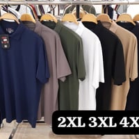 تيشيرت • قماش قطن ١٠٠٪ • مقاسات 2XL-4XL