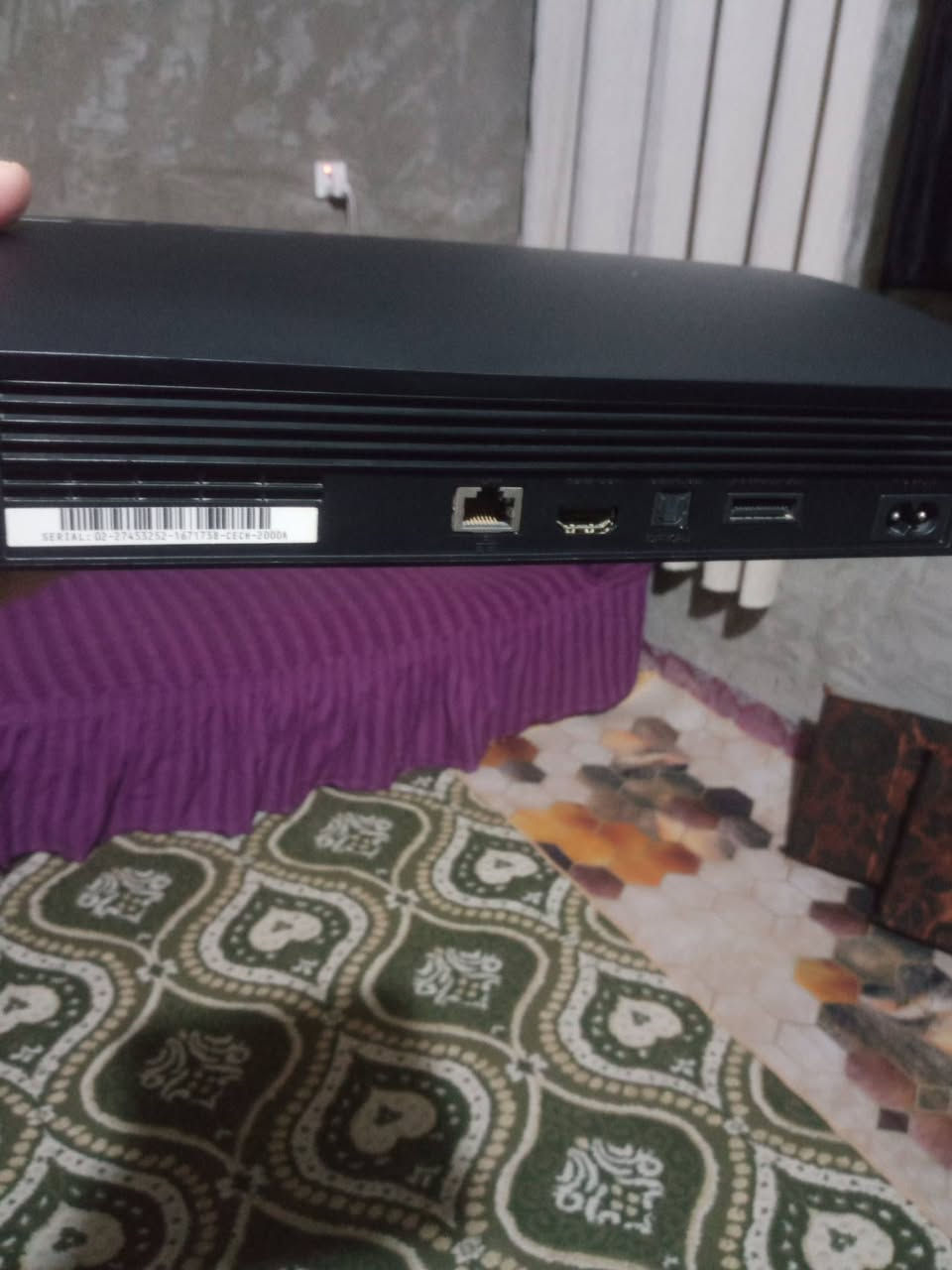 سلام عليكم 
بلي3سلم قرص+هارد 
اوربي 
ماداخل تصليح «ثق» 
استعمال فتره قليله 
نظافة فول
3جوستيكات مع كيبل شحن عدد 2
ـــــــــــــــــــــــــــــــــــــــــــــــــــــــــــــ
العنوان: القادسية قضاء عفك 
***********
الأتصال على الرقم التالي
