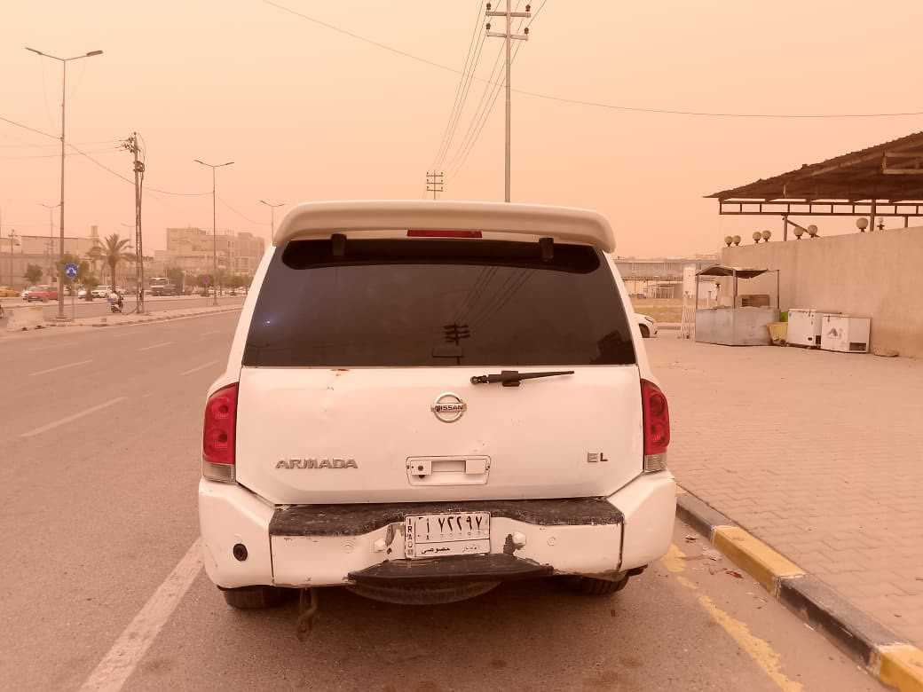 سلام عليكم 
نيسان ارماده 
موديل ٢٠٠٦
مكينه جديده 
كير جديد 
حداديه جديده 
كهربائيات كله شغاله
منضومه غاز المانيه ٨٠ لتر 
تايرات نضاف 
بيه صبغات ابيع احزام 
مكفوله من ضربه 
معامله مداور كامله 
حته هزه جديده 
كبل داوره بسمك 
مكاني النجف 
السعر ٦٥ 
للبيع او مراوس
***********
