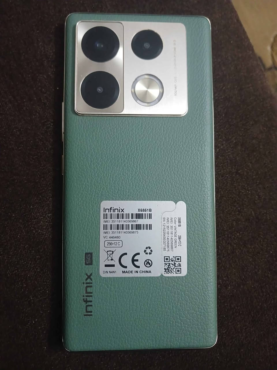 انفنكس نوت 40 برو 5G
ذاكره 256 رام 12  شاشه منحنيه 
 جهاز نضافه ميه بلميه 
كامل ملحقات يشحن لاسلكي
 ب 270شراي خاص
 مكان بغداد بغداد, العراق


**إذا كنت صاحب هذا الإعلان وتريد حذفه لأي سبب، رجاءا أرسل رسالة إلى الدعم الفني**